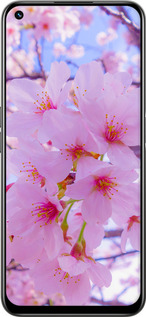 Силиконовый чехол Сакура для Realme 8i - 6029u-2518 изображение 