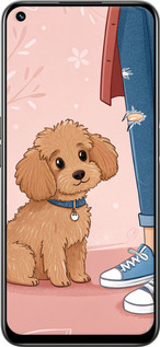 Силіконовий чехол Мальтипу 3 для Realme 8i - 6706u-2518 изображение 