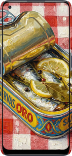 3D пластиковый матовый чехол Vintage Sardine Tin Phone для Realme 9 - 6772m-2866 изображение 