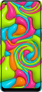 3D пластиковий матовий чехол Y2K Jelly Dream для Realme 9 - 6780m-2866 изображение 