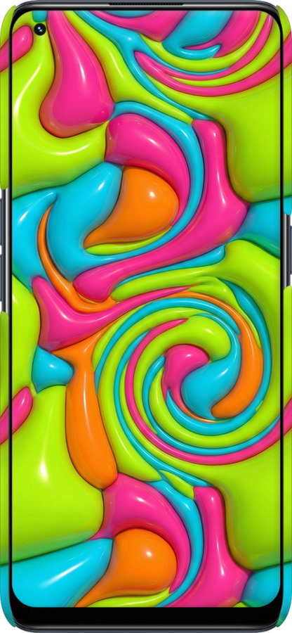 3D пластиковий матовий чехол Y2K Jelly Dream для Realme 9 - 6780m-2866 изображение 