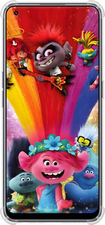 Силикон с усиленными углами чехол Троли для Realme 9 - 6343sp-2866 изображение 