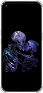 Силикон с усиленными углами чехол С изображением скелета для Realme 9 - 6537sp-2866 изображение 