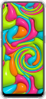 Силикон с усиленными углами чехол Y2K Jelly Dream для Realme 9 Pro Plus - 6780sp-2596 изображение 