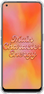 Силикон с усиленными углами чехол Aura Gradient Main Character Energy Aesthetic Y2K для Realme 9 Pro Plus - 6783sp-2596 изображение 
