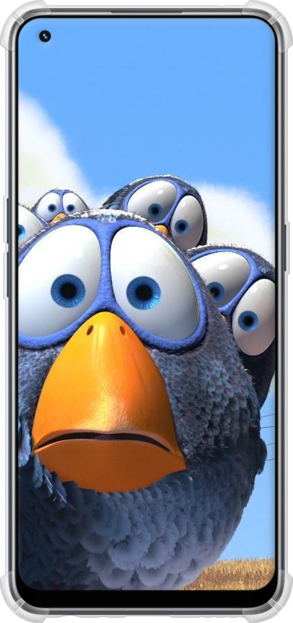 Силіконовий протиударний с посиленими кутами чехол Angry Birds для Realme 9 Pro Plus - 6008sp-2596 изображение 