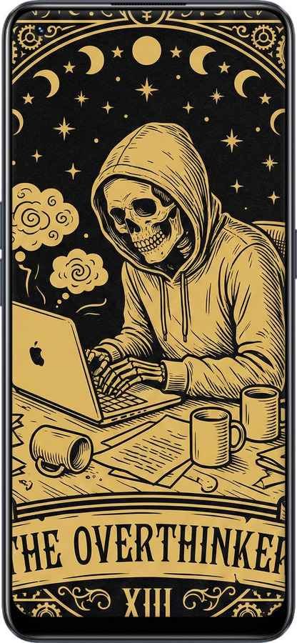 Силіконовий чехол The Overthinker для Realme 9 - 6774u-2866 изображение 