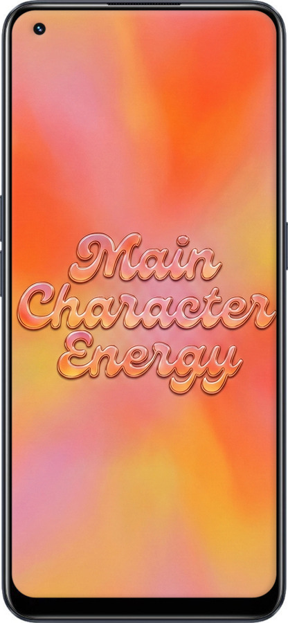 Силіконовий чехол Aura Gradient Main Character Energy Aesthetic Y2K для Realme 9 - 6783u-2866 изображение 