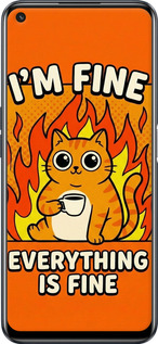 Силиконовый чехол Funny Cat для Realme 9i - 6786u-2705 изображение 