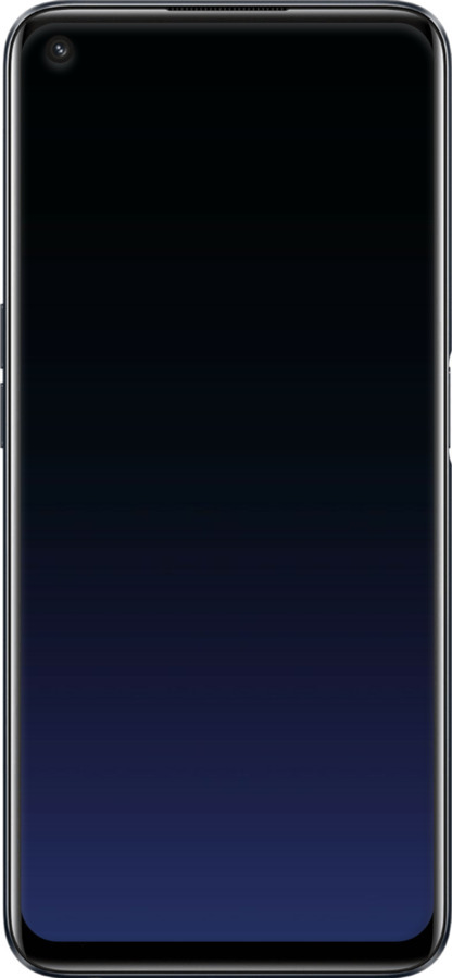 Силиконовый чехол Градиент в тёмно - синем стиле для Realme 9i - 6542u-2705 изображение 