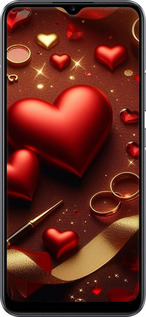 TPU чехол Сердечки v3 для Realme C11 2020 - 5833b-2031 изображение 