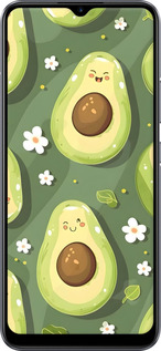 TPU чехол Авокадо для Realme C11 2020 - 6380b-2031 изображение 
