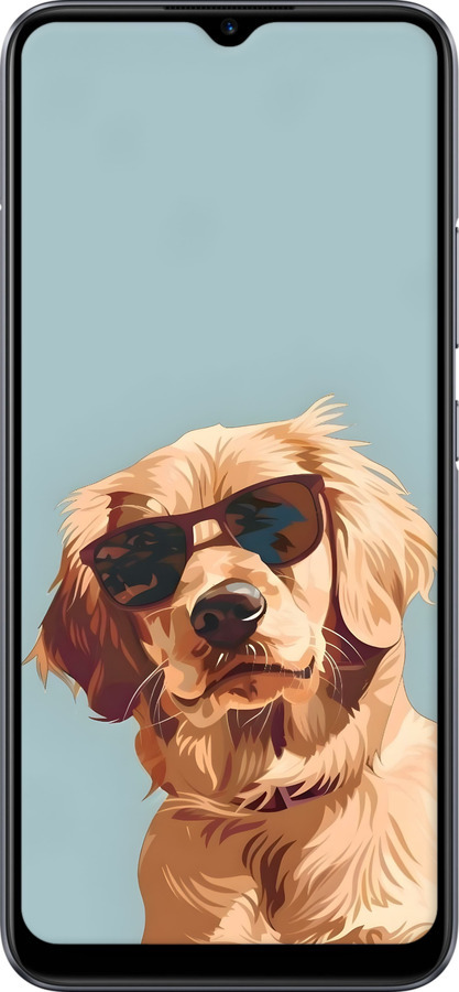 TPU чехол Пес в очках для Realme C11 2020 - 6381b-2031 изображение 