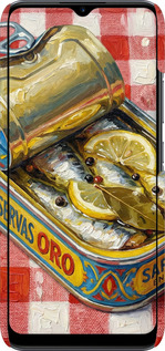 3D пластиковый матовый чехол Vintage Sardine Tin Phone для Realme C11 2020 - 6772m-2031 изображение 