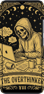 3D пластиковый матовый чехол The Overthinker для Realme C11 2020 - 6774m-2031 изображение 