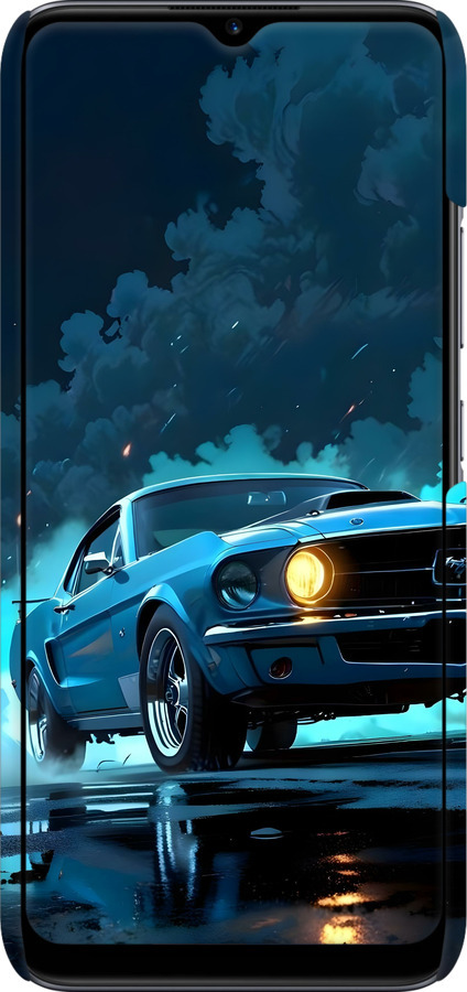 3D пластиковый матовый чехол Форд мустанг для Realme C11 2020 - 6374m-2031 изображение 