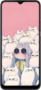 2D пластиковый чехол Малышка с котами для Realme C11 2020 - 6295t-2031 изображение 