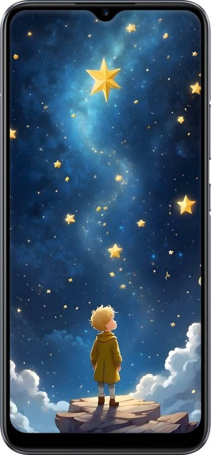 Силіконовий чехол Маленький принц для Realme C11 2020 - 6326u-2031 изображение 