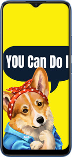 TPU чехол чехол с корги You Can Do It для Realme C12 - 6184b-2240 изображение 