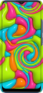 3D пластиковый матовый чехол Y2K Jelly Dream для Realme 7i - 6780m-2486 изображение 