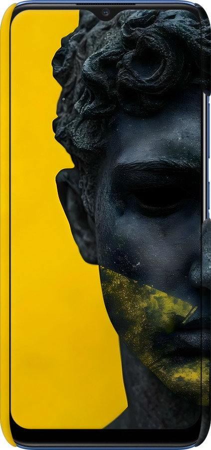 3D пластиковый матовый чехол Статуя арт для Realme C12 - 6330m-2240 изображение 