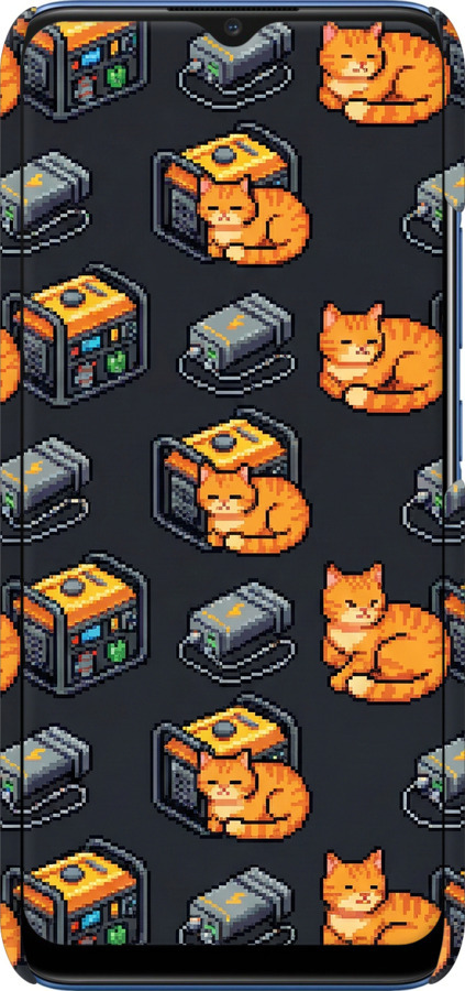 3D пластиковый матовый чехол Autonomous Zone для Realme 7i - 6771m-2486 изображение 