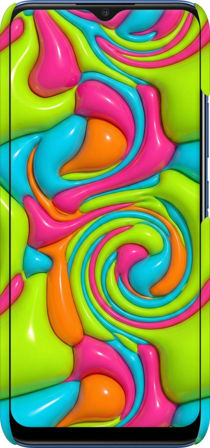 3D пластиковый матовый чехол Y2K Jelly Dream для Realme 7i - 6780m-2486 изображение 