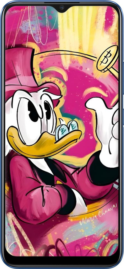 2D пластиковий чехол Скрудж для Realme C12 - 6283t-2240 изображение 