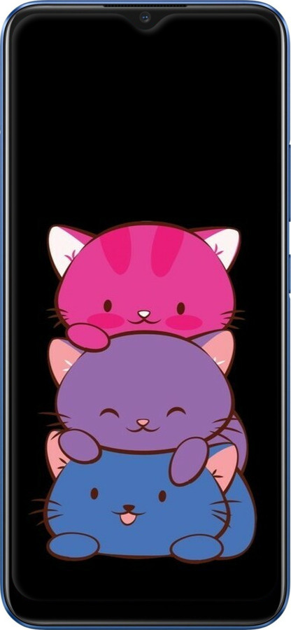 TPU чехол Милые кошки для Realme C15 - 6518b-2063 изображение 