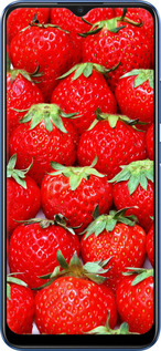 Силиконовый чехол Клубника для Realme C15 - 6020u-2063 изображение 