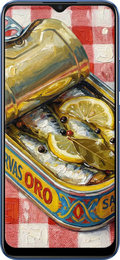 Силіконовий чехол Vintage Sardine Tin Phone для Realme C15 - 6772u-2063 изображение 