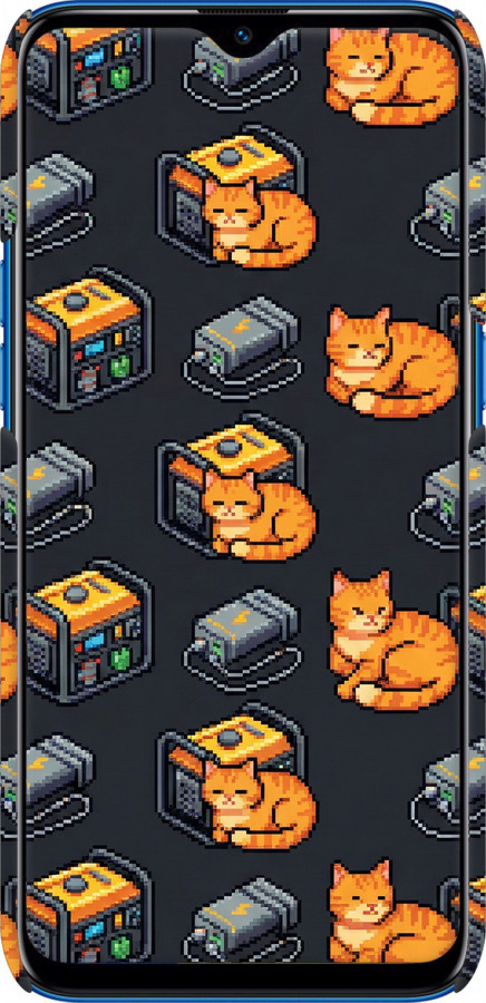 3D пластиковый матовый чехол Autonomous Zone для Realme C2 - 6771m-1852 изображение 