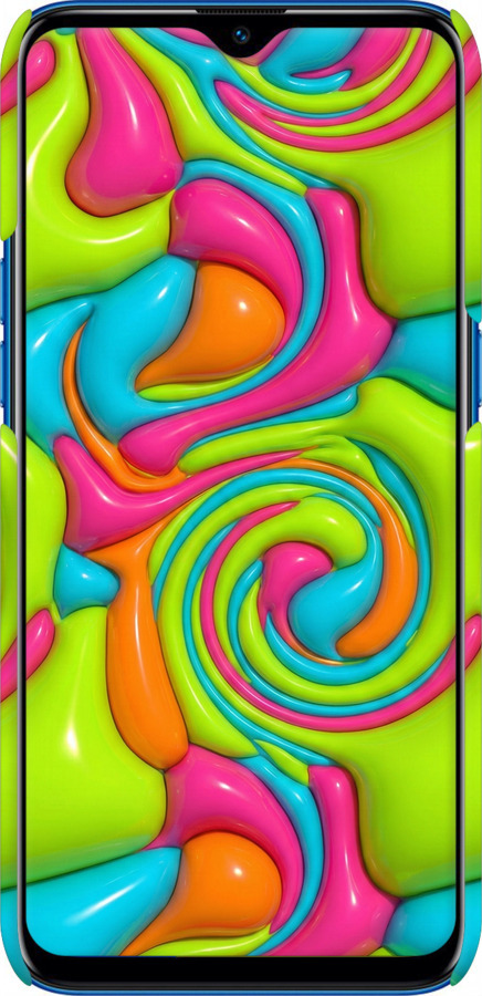 3D пластиковый матовый чехол Y2K Jelly Dream для Realme C2 - 6780m-1852 изображение 