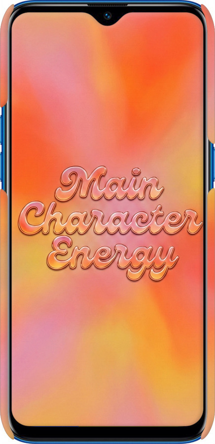 3D пластиковый матовый чехол Aura Gradient Main Character Energy Aesthetic Y2K для Realme C2 - 6783m-1852 изображение 