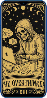 2D пластиковый чехол The Overthinker для Realme C2 - 6774t-1852 изображение 