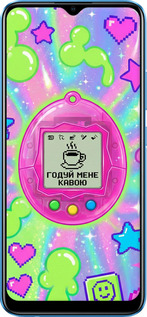 TPU чехол Y2K Aesthetic Retro Pet: Годуй мене кавою для Realme C20A - 6784b-2416 изображение 