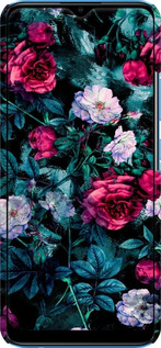 3D пластиковый матовый чехол Сад и розы для Realme C20A - 6483m-2416 изображение 