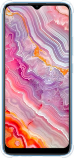Силикон с усиленными углами чехол Мрамор 2 для Realme C20A - 6307sp-2416 изображение 