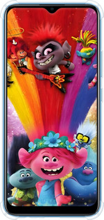 Силикон с усиленными углами чехол Троли для Realme C20A - 6343sp-2416 изображение 