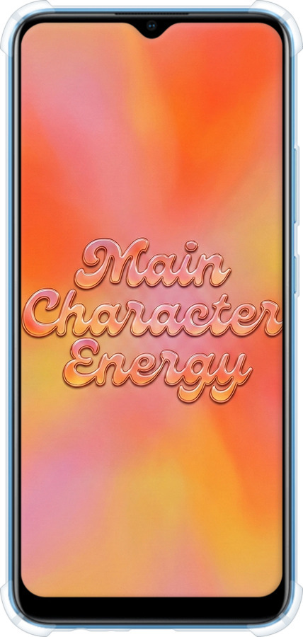 Силіконовий протиударний с посиленими кутами чехол Aura Gradient Main Character Energy Aesthetic Y2K для Realme C11 2021 - 6783sp-2485 изображение 
