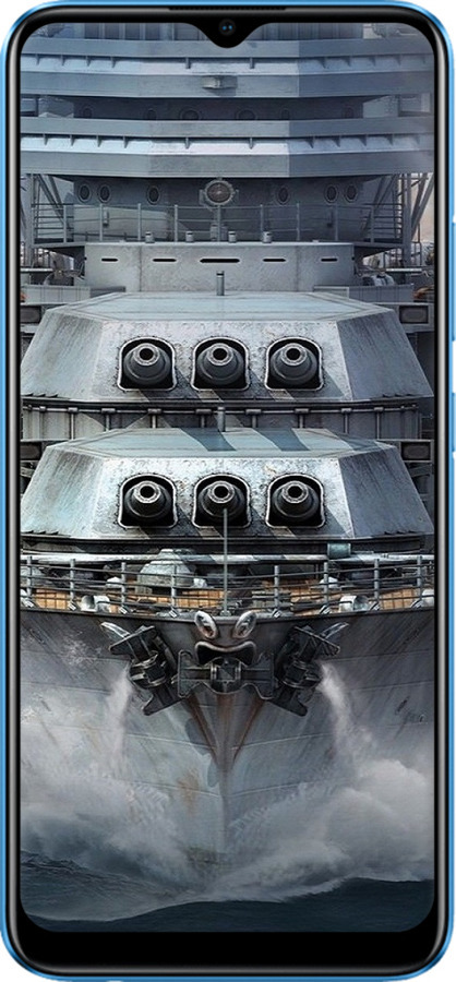 2D пластиковый чехол Линкор, world of tanks, wargaming, военный корабль для Realme C20A - 6453t-2416 изображение 