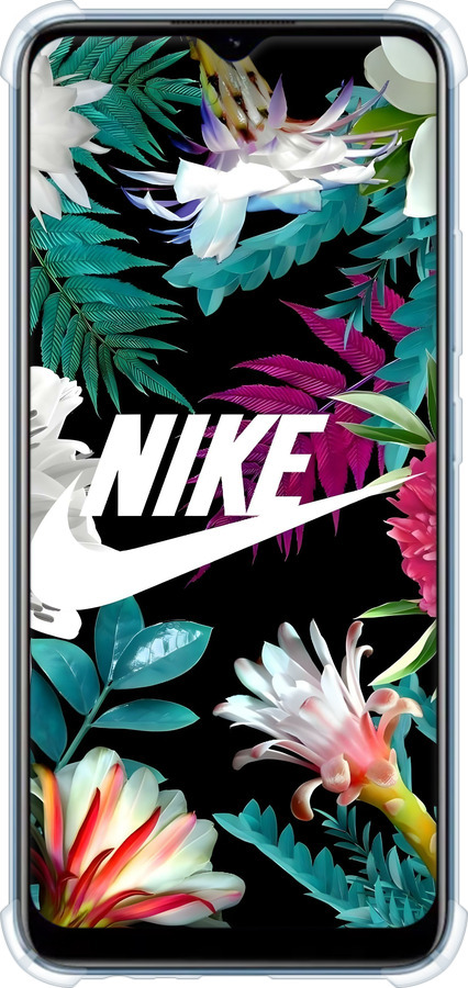 Силіконовий протиударний с посиленими кутами чехол Nike для Realme C21 - 6378sp-2321 изображение 