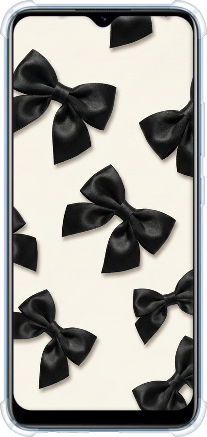 Силіконовий протиударний с посиленими кутами чехол Dark Coquette для Realme C21 - 6765sp-2321 изображение 