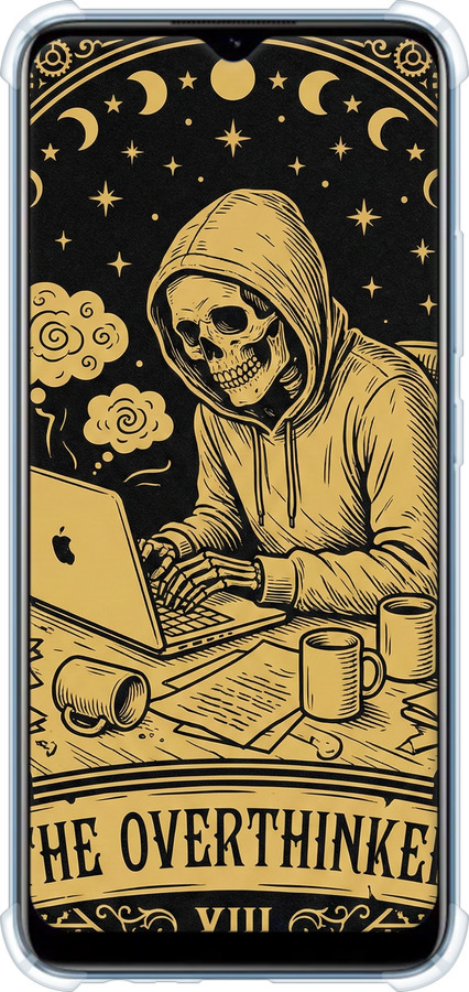 Силіконовий протиударний с посиленими кутами чехол The Overthinker для Realme C21 - 6774sp-2321 изображение 