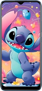 Силиконовый чехол Стич 2 для Realme C21 - 6371u-2321 изображение 
