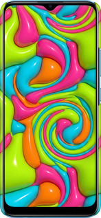 3D пластиковый матовый чехол Y2K Jelly Dream для Realme C25Y - 6780m-2553 изображение 