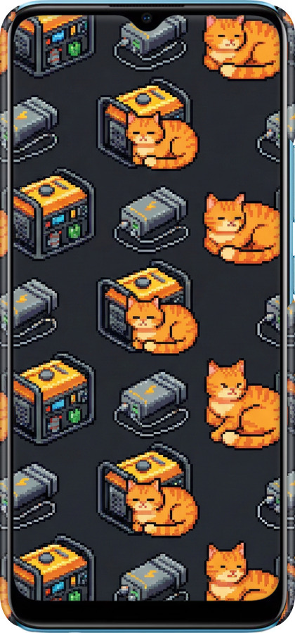 3D пластиковый матовый чехол Autonomous Zone для Realme C25Y - 6771m-2553 изображение 