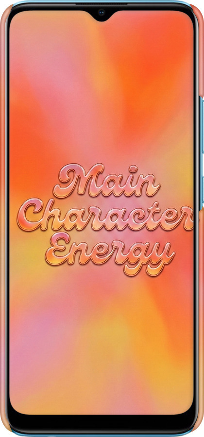3D пластиковый матовый чехол Aura Gradient Main Character Energy Aesthetic Y2K для Realme C25Y - 6783m-2553 изображение 