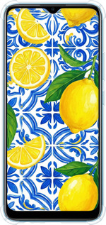 Силіконовий протиударний с посиленими кутами чехол Grocery Girl Italian Summer для Realme C25Y - 6766sp-2553 изображение 