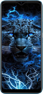 2D пластиковий чехол Крижаний леопард для Realme C25Y - 6460t-2553 изображение 